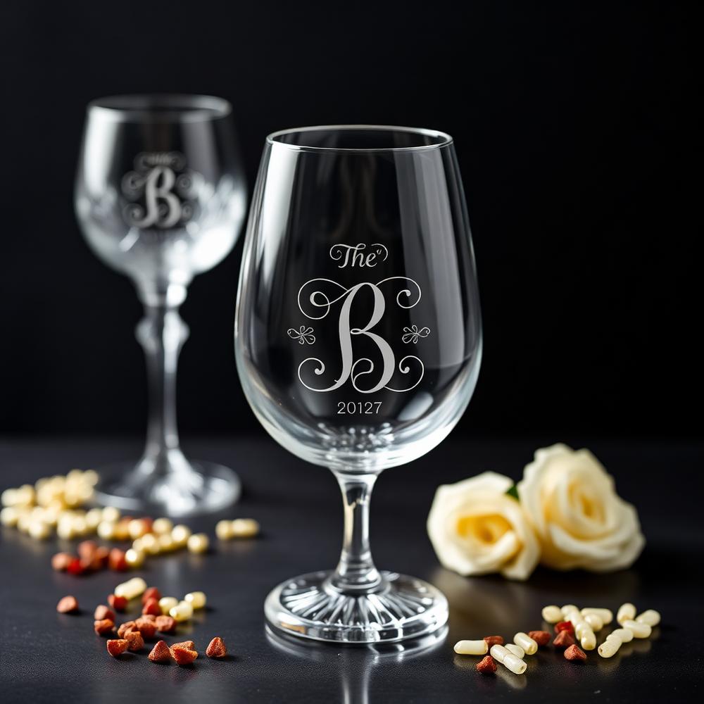 Verres en cristal personnalisés