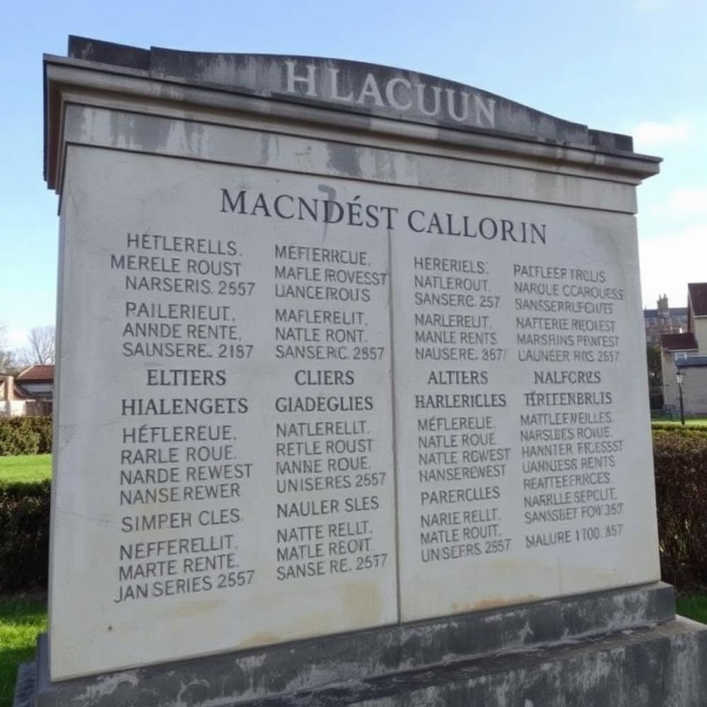 Monument aux morts restauré